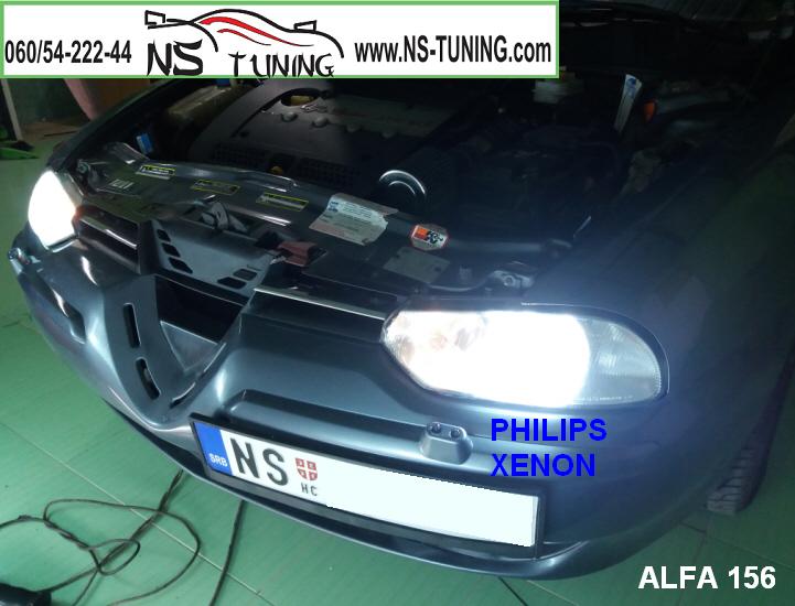alfa romeo 156 xenon sijalice h7 h1 ugradnja novi sad